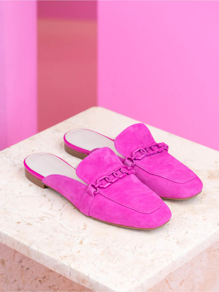 Sanctuary Big Time Suede Loafer, Wild Pink
