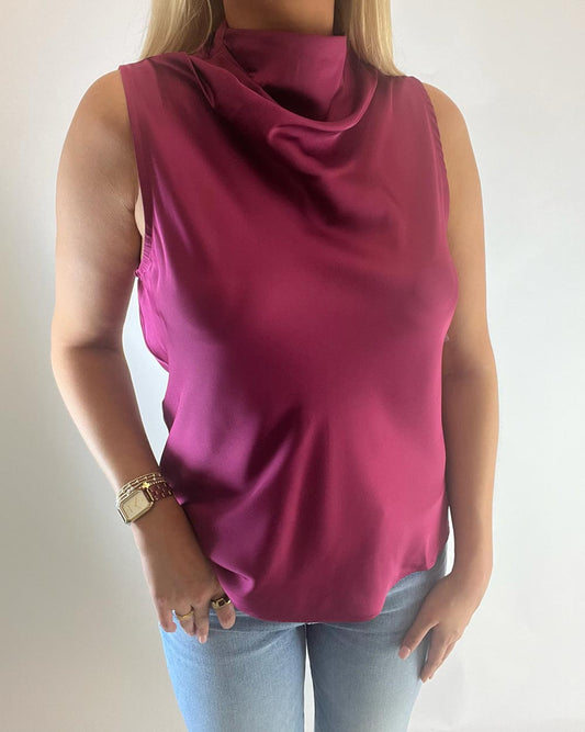 Claude Cowl Neck Top