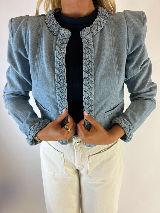 Levy Braided Denim Jacket