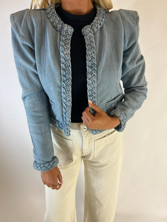 Levy Braided Denim Jacket