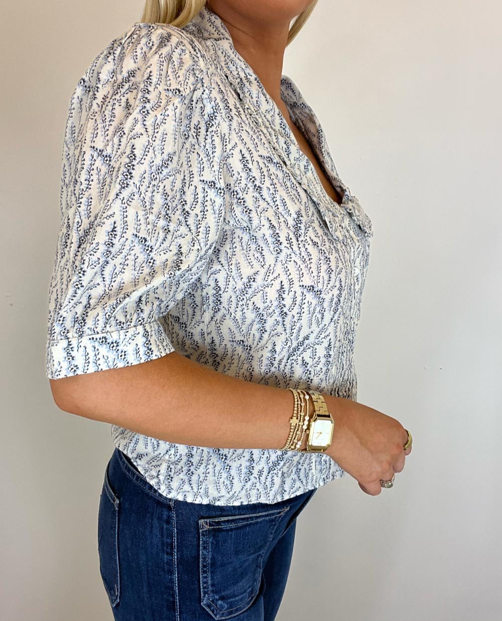 Pia Pintuck Blouse