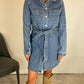 Denim Utility Shirt Dress