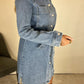 Denim Utility Shirt Dress