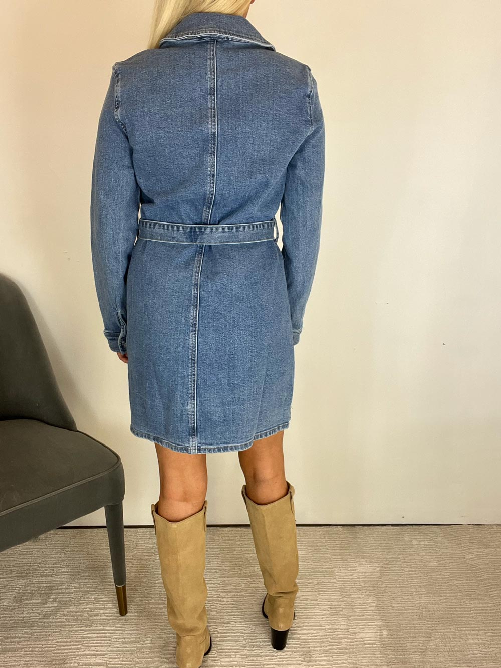 Denim Utility Shirt Dress