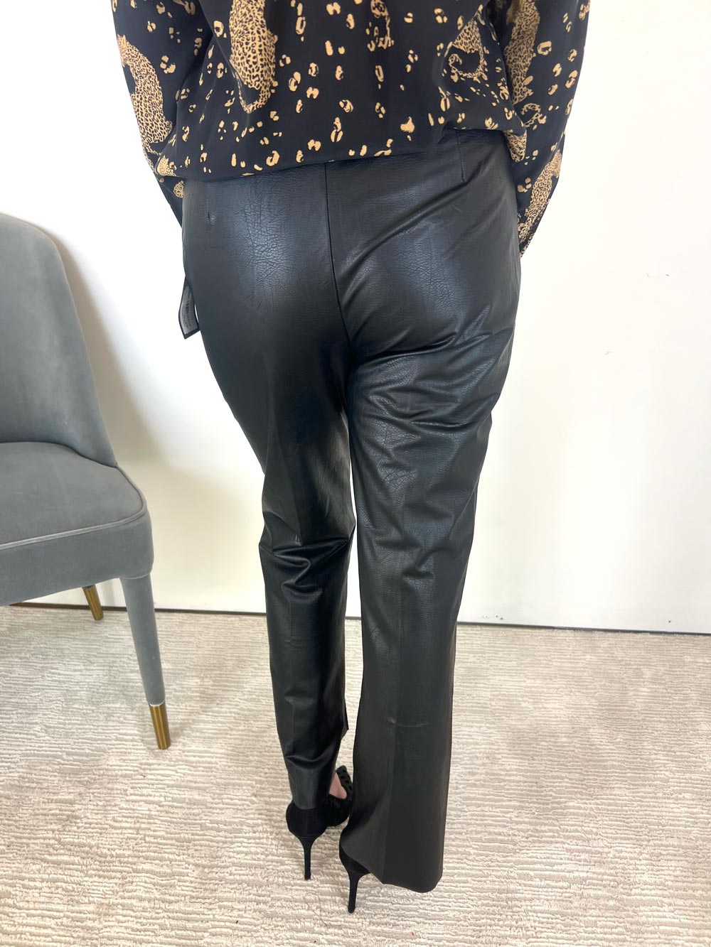 Elysse Ankle Vegan Leather Pant