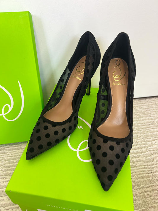 Hazel Polka Dot Mesh Pump