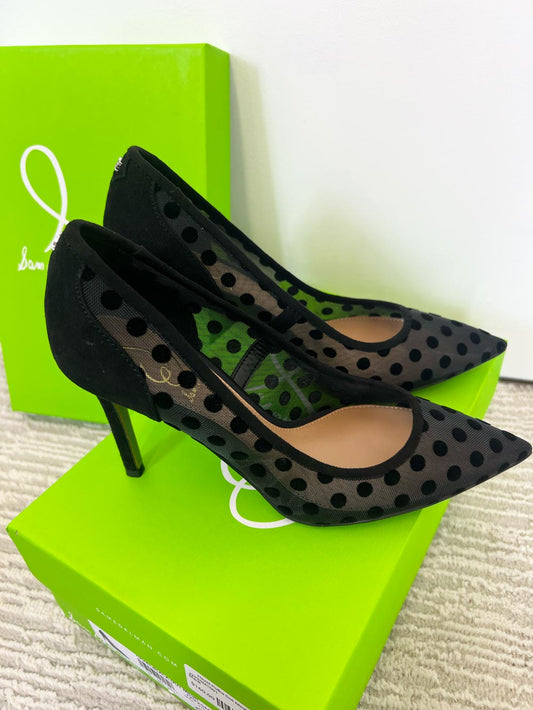 Hazel Polka Dot Mesh Pump