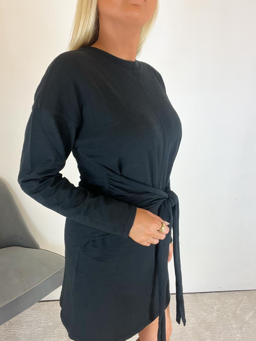 Gloria Wrap Front Dress