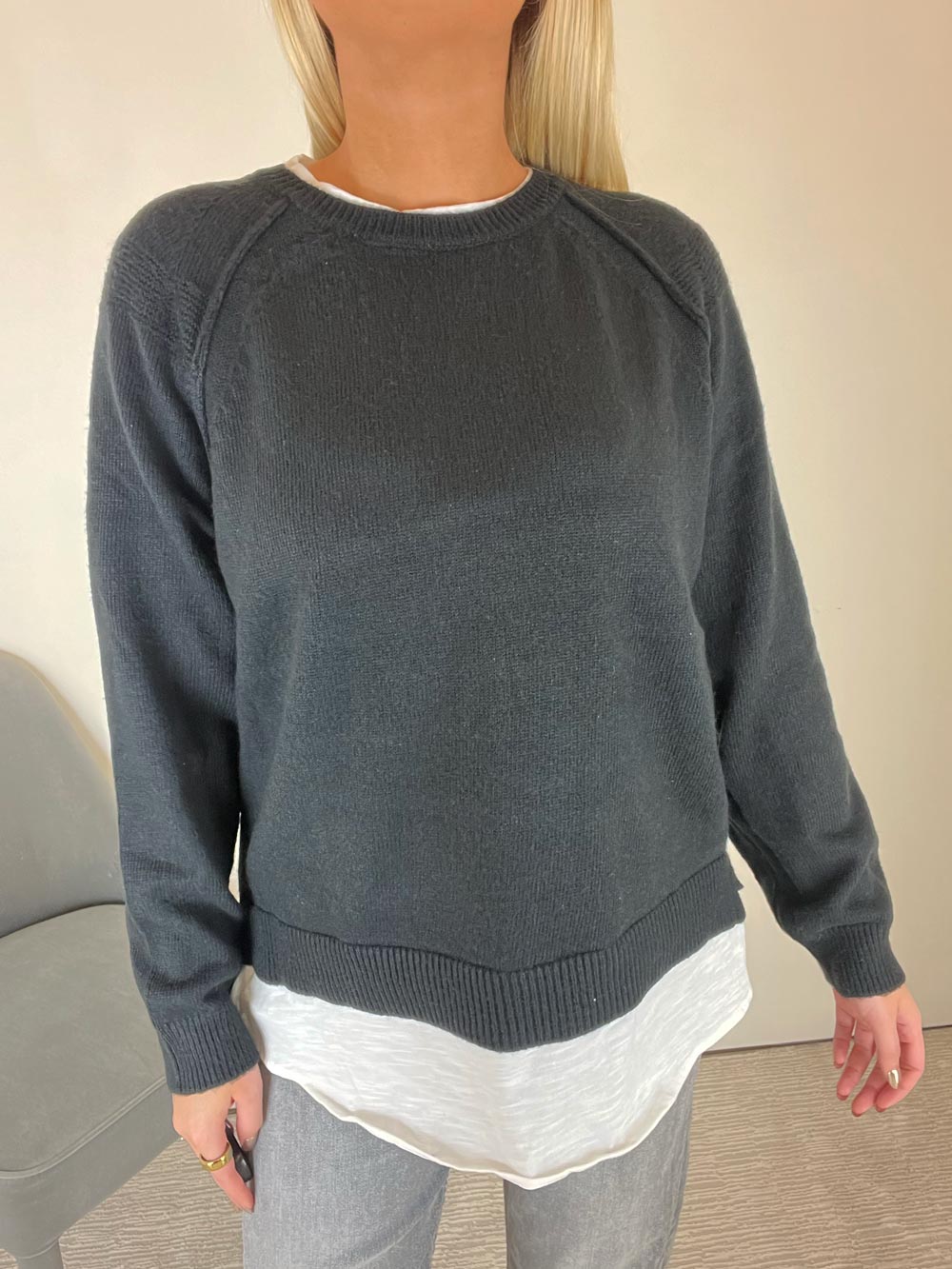 Long Sleeve Crew Neck Sweater