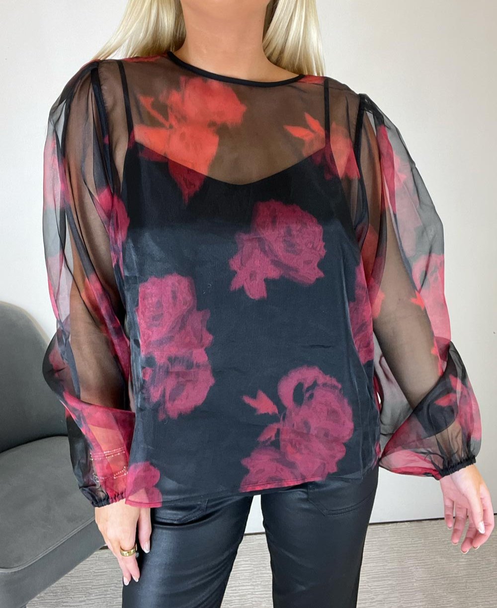 Moody Sheer Blouse