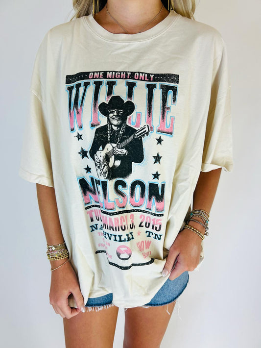 Willie Nelson One Night Only Tee