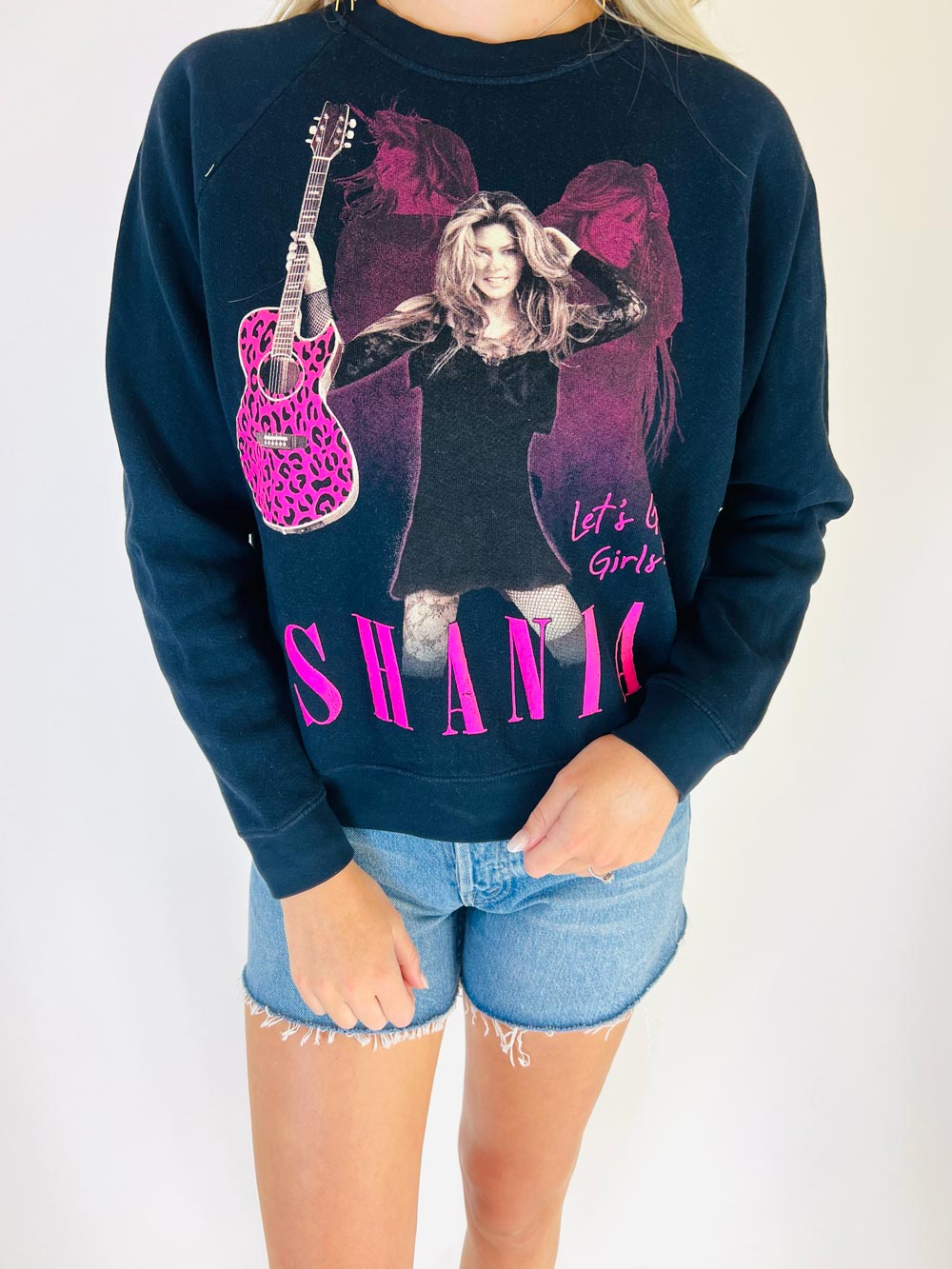 Shania Twain Guitar Vintage Sweatshirt