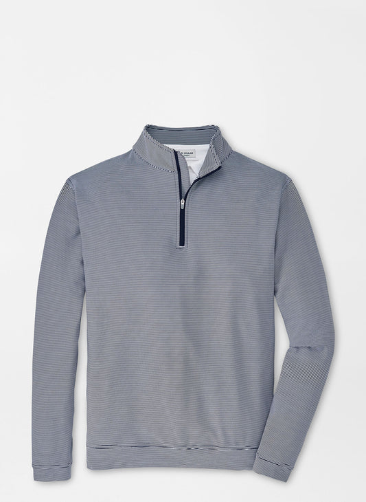 Perth Sugar Stripe Perf Quarter-Zip