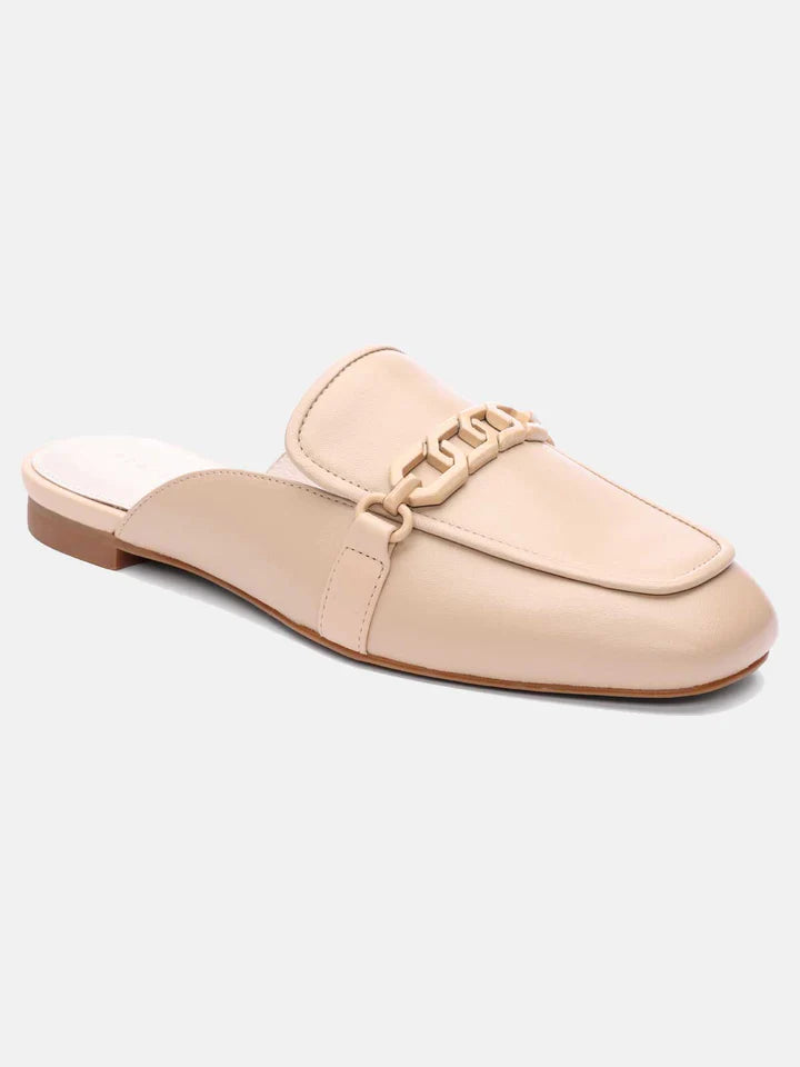Sanctuary Big Time Leather Loafer, Nude