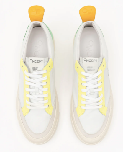Oncept London Sneakers, White/Citrine