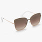 Dolly Matte Black Fade 24K Mirrored Sunglasses