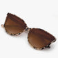 Monroe Nylon Matte Oyster 24k Sunglasses