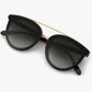 Clio Nylon Black + Shadow 24k Sunglasses