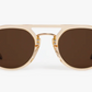 Markle Champagne + Rue Tortoise 18k Polarized