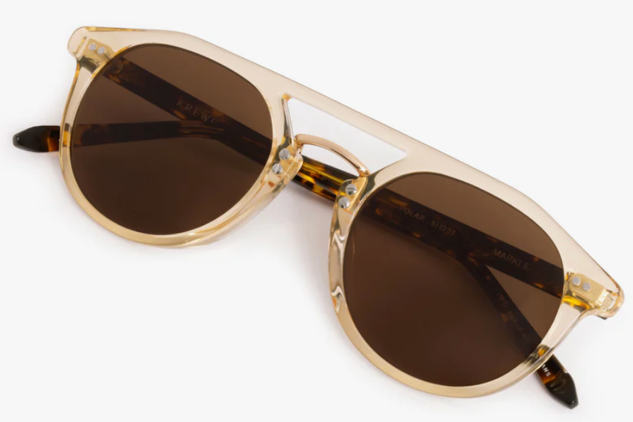 Markle Champagne + Rue Tortoise 18k Polarized