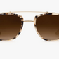 Breton Matte Oyster 24K Sunglasses