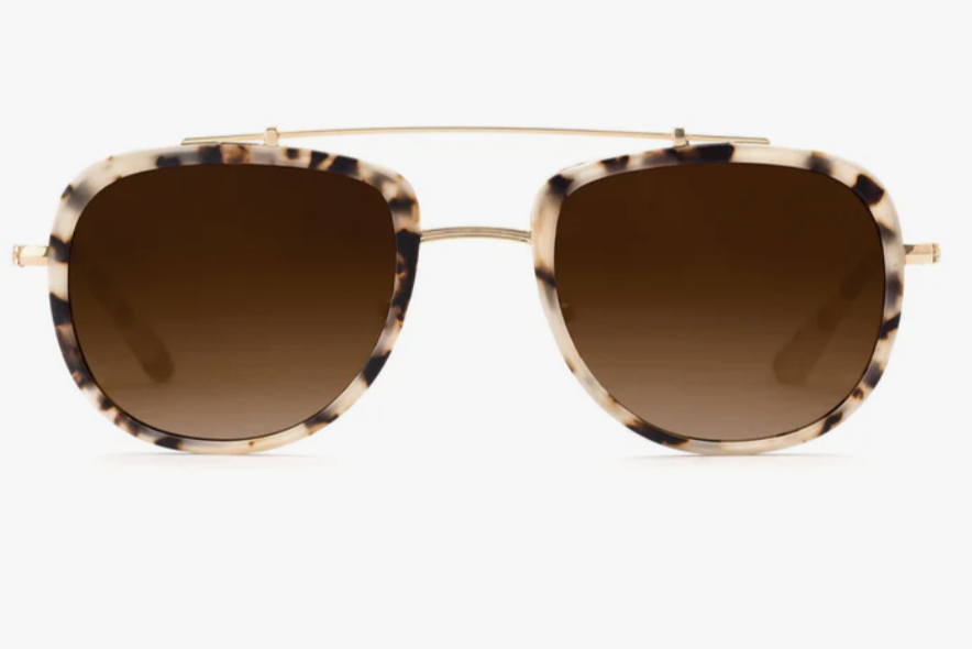 Breton Matte Oyster 24K Sunglasses