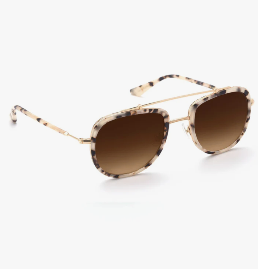 Breton Matte Oyster 24K Sunglasses