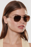 Breton Matte Oyster 24K Sunglasses