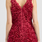 3D Floral Fitted Shift Dress