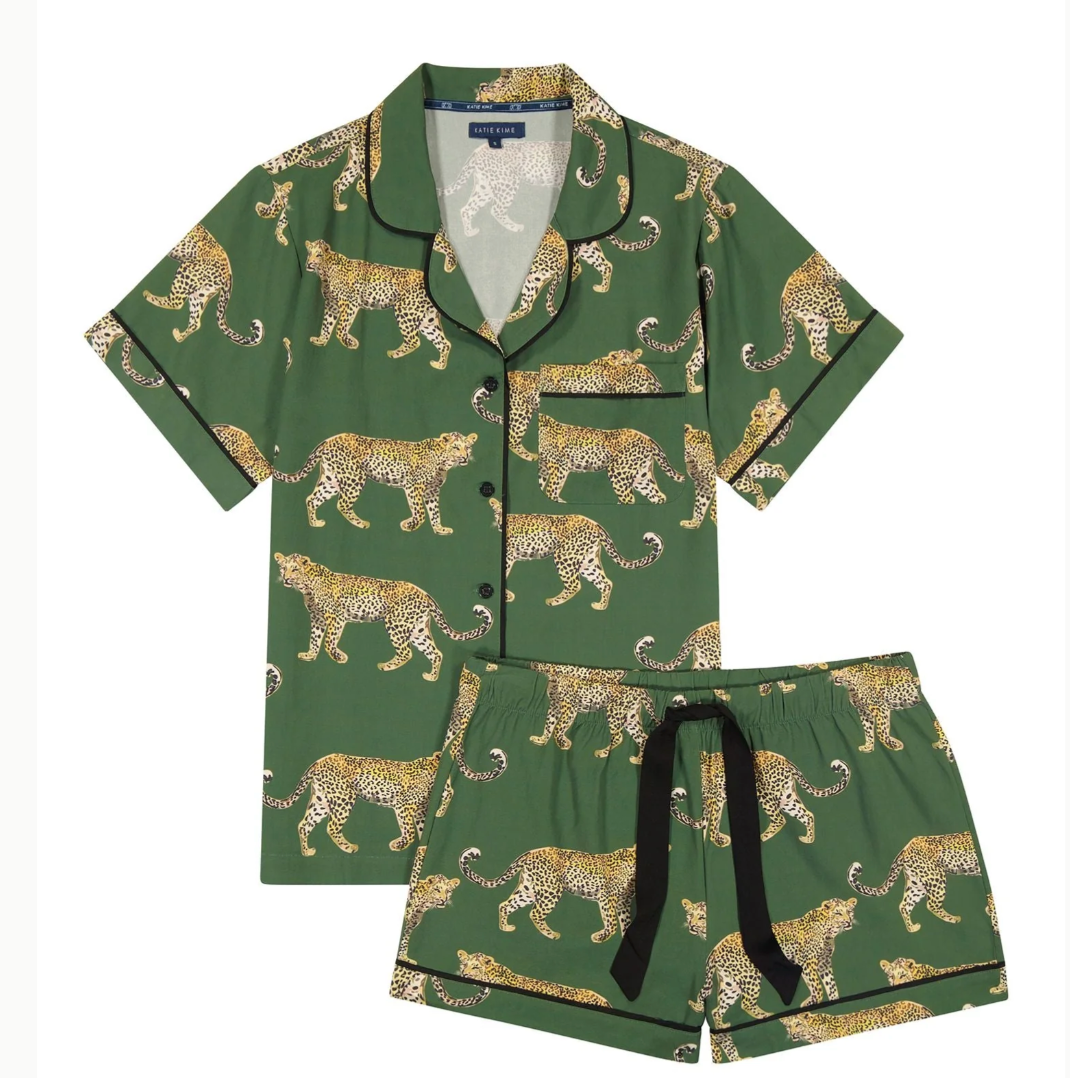 Cheeta Pajama Short Set