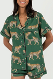 Cheeta Pajama Short Set