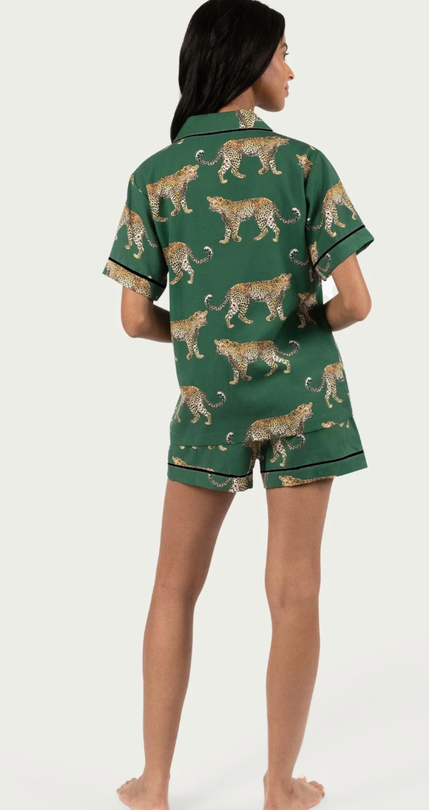 Cheeta Pajama Short Set