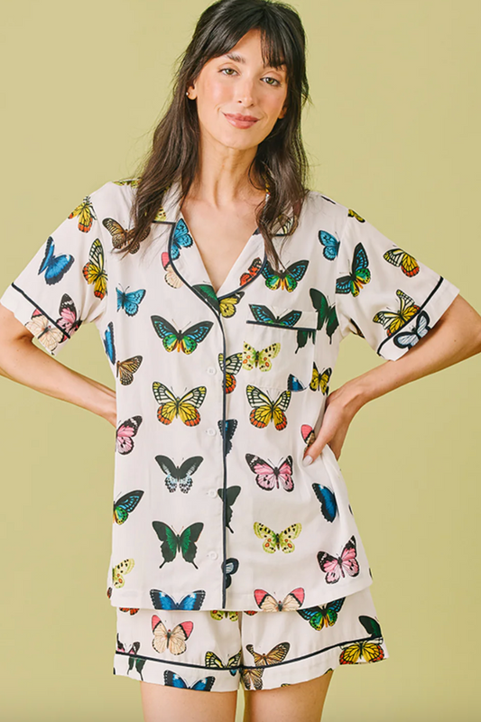 Mariposa Pajama Short Set