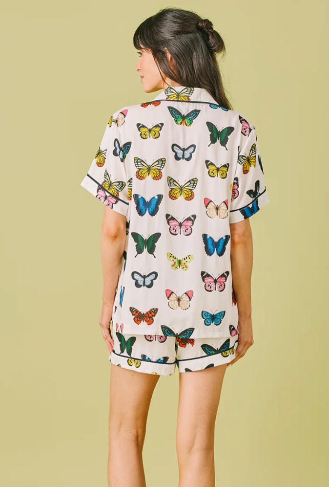 Mariposa Pajama Short Set