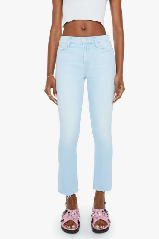 The Mid Rise Dazzler Crop Fray