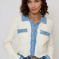Rose Scallop Edge Sweater