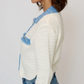 Rose Scallop Edge Sweater