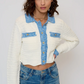 Rose Scallop Edge Sweater