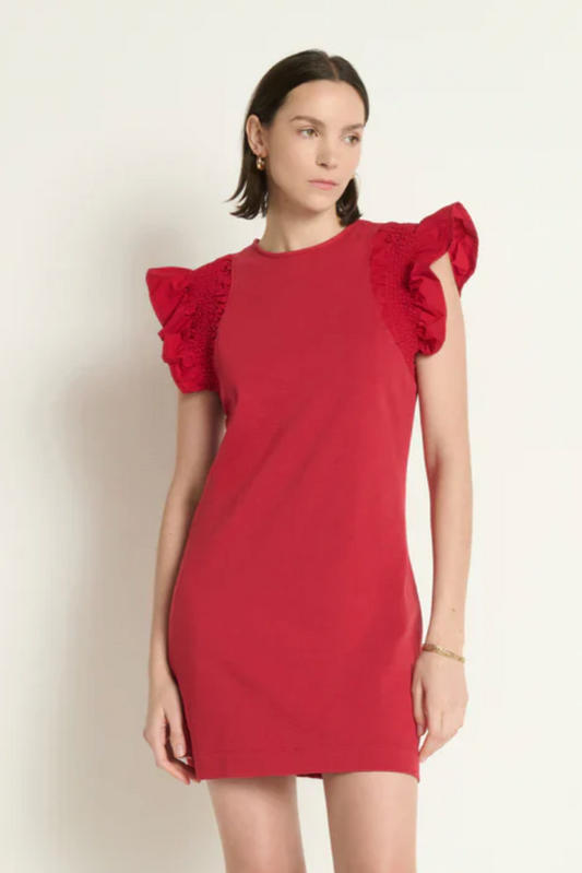 Ellis Ruffle Sleeve Dress