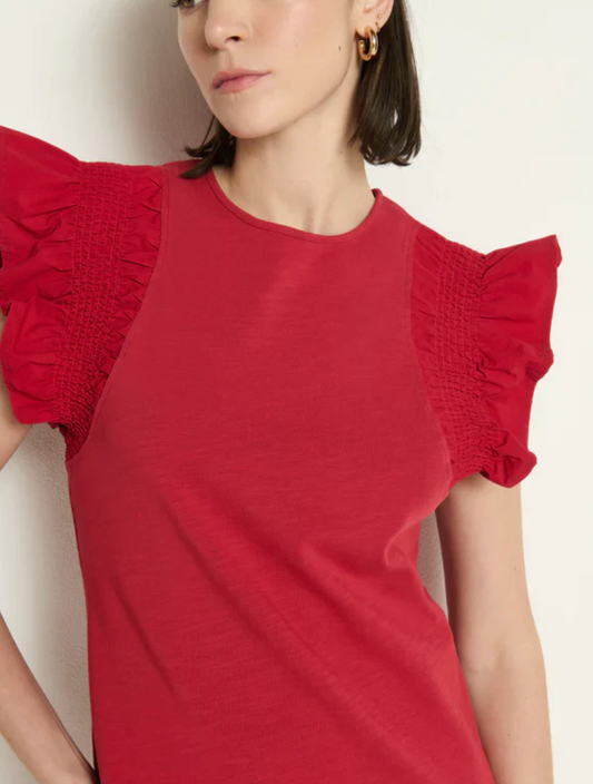Ellis Ruffle Sleeve Dress
