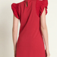 Ellis Ruffle Sleeve Dress