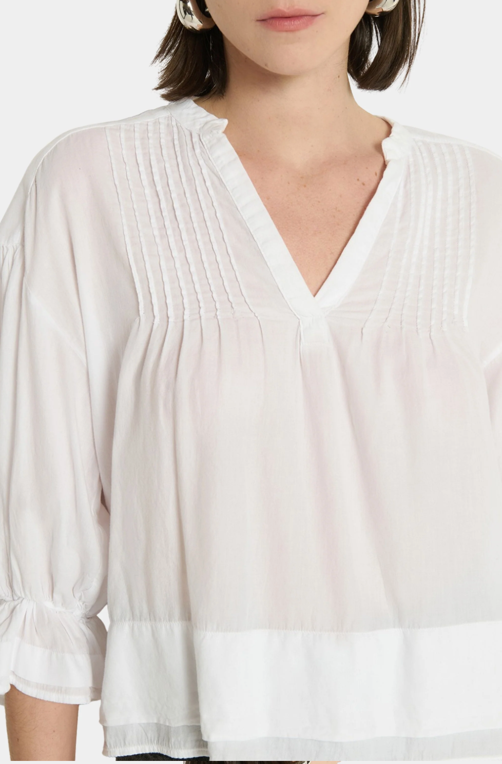 Scarlet Pintuck Blouse