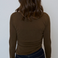 Roman Draped LS Top