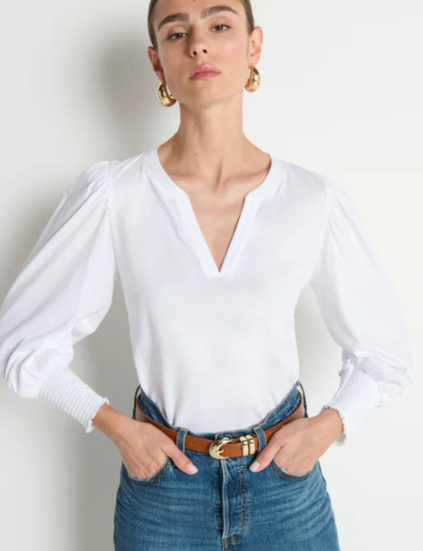Flora Peasant Tee