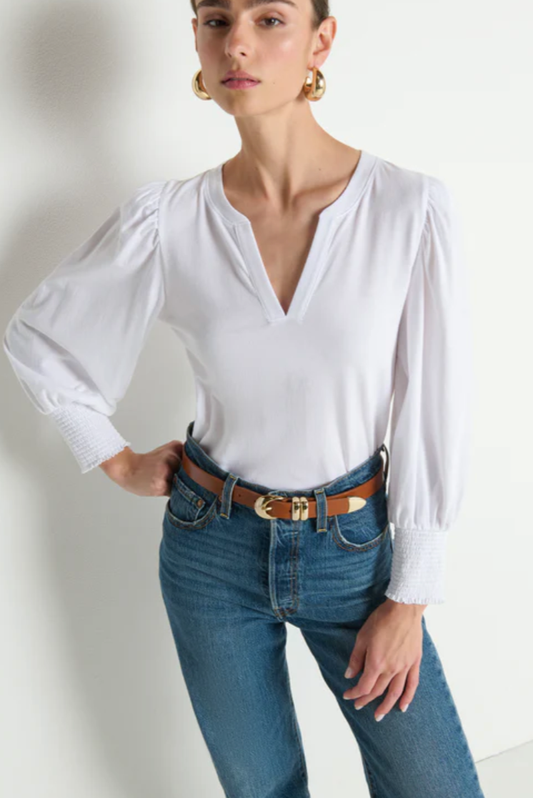 Flora Peasant Tee