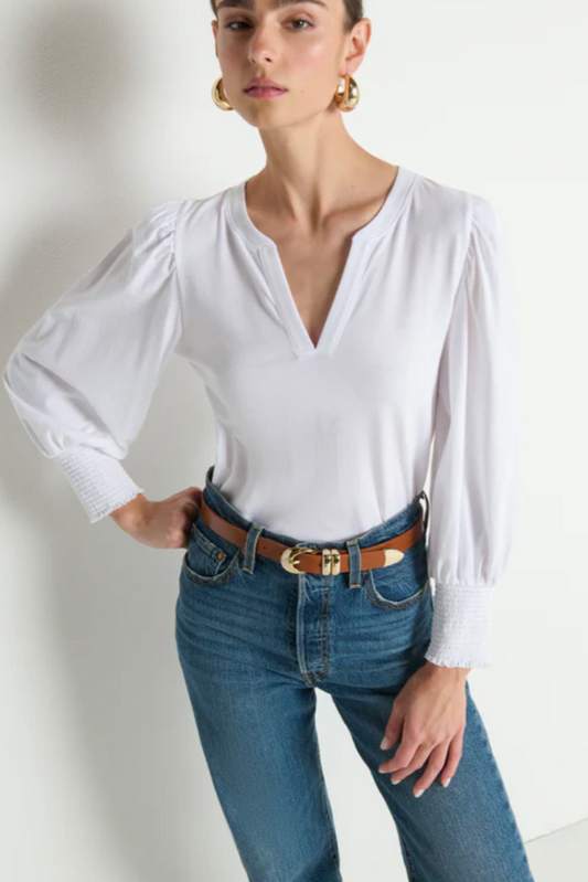 Flora Peasant Tee