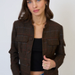 Eden Plaid Military Jacket
