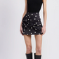 Ruched Bow Mini Skirt