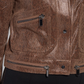 Porter Foil Vegan Suede Moto