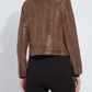 Porter Foil Vegan Suede Moto